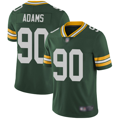 Green Bay Packers Limited Green Men #90 Adams Montravius Home Jersey Nike NFL Vapor Untouchable